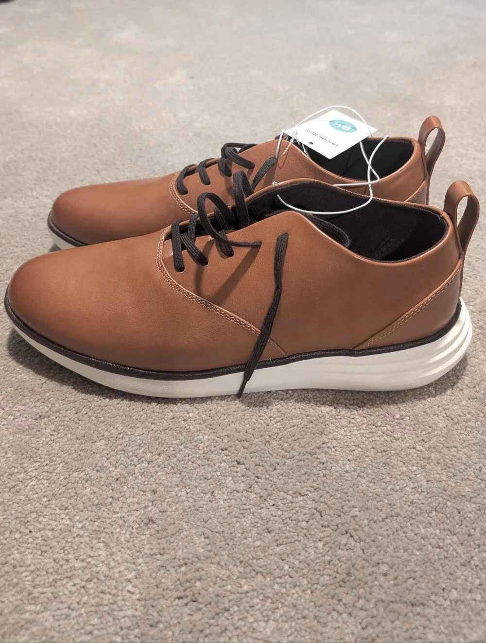 Goodfellow & Co Men's Luis Hybrid Oxford Sneakers Cognac Brown Shoes. New Target